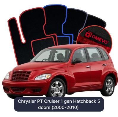 Velurové autokoberce OMEVO pro Chrysler PT Cruiser 1 gen Hatchback 5 dveří (2000-2010)