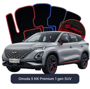 Velurové autokoberce OMEVO pro Omoda 5 NX Premium 1 gen SUV (2022-2026)