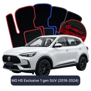 Velurové autokoberce OMEVO pro MG HS Exclusive 1 gen SUV (2018-2024)
