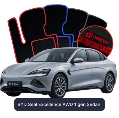 Velurové autokoberce OMEVO pro BYD Seal Excellence AWD 1 gen Sedan (2022-2025)