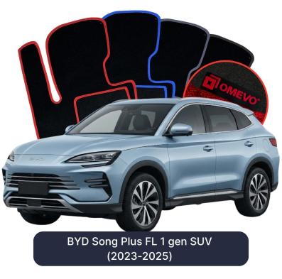 Velurové autokoberce OMEVO pro BYD Song Plus FL 1 gen SUV (2023-2025)
