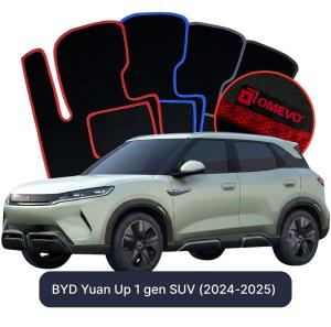 Velurové autokoberce OMEVO pro BYD Yuan Up 1 gen SUV (2024-2025)