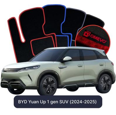 Velurové autokoberce OMEVO pro BYD Yuan Up 1 gen SUV (2024-2025)