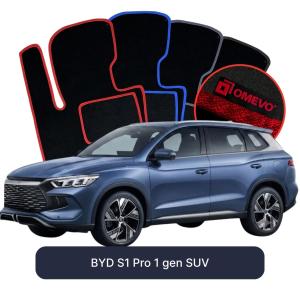 Velurové autokoberce OMEVO pro BYD S1 Pro  1 gen SUV (2024-2025)