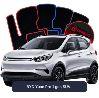 Velurové autokoberce OMEVO pro BYD Yuan Pro 1 gen SUV (2024-2025)