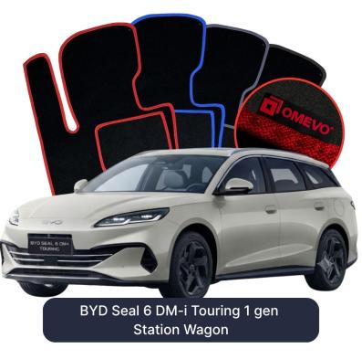 Velurové autokoberce OMEVO pro BYD Seal 6 DM-i Touring 1 gen Kombi (2024-2026)