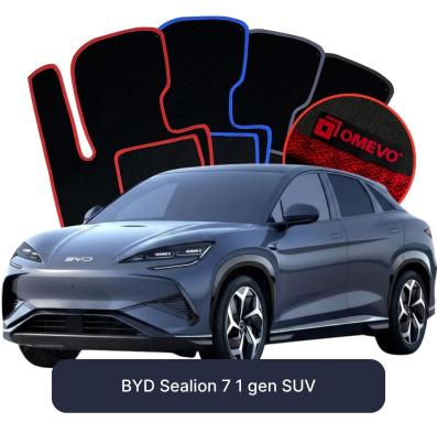 Velurové autokoberce OMEVO pro BYD Sealion 7 1 gen SUV (2024-2025)