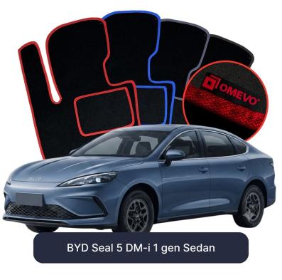 Velurové autokoberce OMEVO pro BYD Seal 5 DM-i 1 gen Sedan (2025-2025)