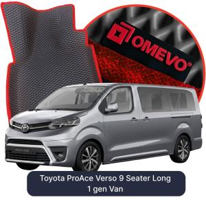 OMEVO 5D Pro Koberečky do Toyota ProAce Verso 9 místný Long 1 gen Dodávka (2016-2026)