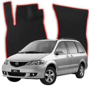 OMEVO EVA Koberečky® pro Mazda MPV 7 místný LW 2 gen Minivan (1999-2006) 