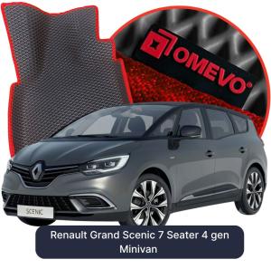 OMEVO 5D Pro Koberečky do Renault Grand Scenic 7 místný 4 gen Minivan (2016-2022)