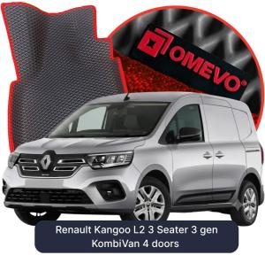 OMEVO 5D Pro Koberečky do Renault Kangoo L2 3 místa 3 gen KombiVan 4 dveře (2021-2026)