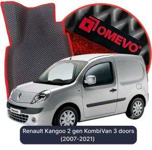 OMEVO 5D Pro Koberečky do Renault Kangoo 2 gen KombiVan 3 dveře (2007-2021)