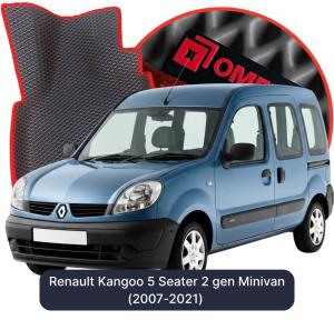 OMEVO 5D Pro Koberečky do Renault Kangoo 5 místný 2 gen Minivan (2007-2021)