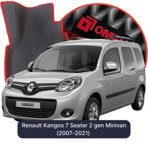 OMEVO 5D Pro Koberečky do Renault Kangoo 7 místný 2 gen Minivan (2007-2021)