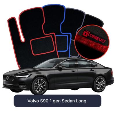 Velurové autokoberce OMEVO pro Volvo S90 1 gen Sedan Long (2016-2025)