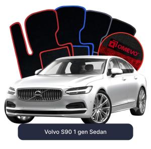 Velurové autokoberce OMEVO pro Volvo S90 1 gen Sedan (2016-2025)