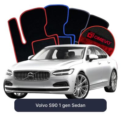 Velurové autokoberce OMEVO pro Volvo S90 1 gen Sedan (2016-2025)
