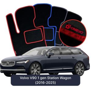 Velurové autokoberce OMEVO pro Volvo V90 1 gen Kombi (2016-2025)