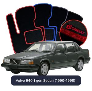 Velurové autokoberce OMEVO pro Volvo 940 1 gen Sedan (1990-1998)