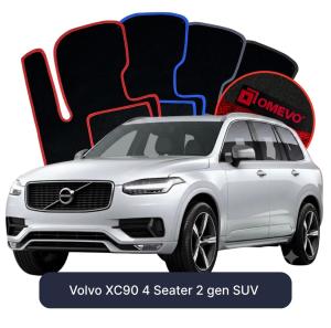 Velurové autokoberce OMEVO pro Volvo XC90 4místný 2 gen SUV (2015–2025)