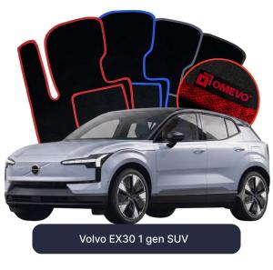Velurové autokoberce OMEVO pro Volvo EX30 1 gen SUV (2023-2025)