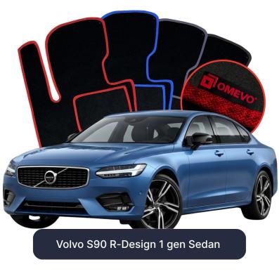 Velurové autokoberce OMEVO pro Volvo S90 R-Design 1 gen Sedan (2016-2025)