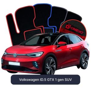 Velurové autokoberce OMEVO pro Volkswagen ID.5 GTX 1 gen SUV (2022-2025)
