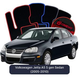 Velurové autokoberce OMEVO pro Volkswagen Jetta A5 5 gen Sedan (2005-2010)