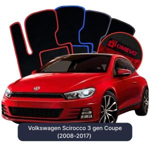 Velurové autokoberce OMEVO pro Volkswagen Scirocco 3 gen Kupé (2008-2017)