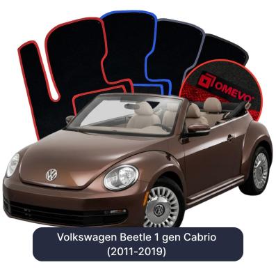 Velurové autokoberce OMEVO pro Volkswagen Beetle 2 gen Cabrio (2011-2019)