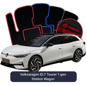 Velurové autokoberce OMEVO pro Volkswagen ID.7 Tourer  1 gen Kombi (2023-2025)