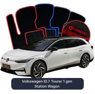Velurové autokoberce OMEVO pro Volkswagen ID.7 Tourer  1 gen Kombi (2023-2025)