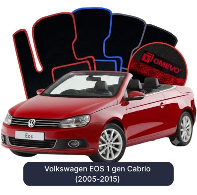 Velurové autokoberce OMEVO pro Volkswagen EOS 1 gen Cabrio (2005-2015)