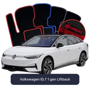Velurové autokoberce OMEVO pro Volkswagen ID.7 1 gen Liftback (2023-2026)