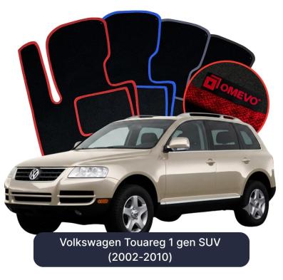 Velurové autokoberce OMEVO pro Volkswagen Touareg 1 gen SUV (2002-2010)