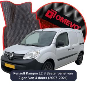 OMEVO 5D Pro Koberečky do Renault Kangoo L2 3 miejsca dodávka 2 gen Dodávka 4 dveře (2007-2021)