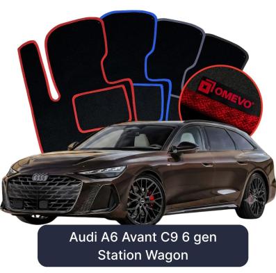 Velurové autokoberce OMEVO pro Audi A6 Avant C9 6 gen Kombi (2024-2025)