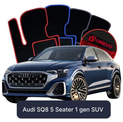 Velurové autokoberce OMEVO pro Audi SQ8 5 místný 1 gen SUV (2018-2025)