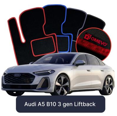 Velurové autokoberce OMEVO pro Audi A5 B10 3 gen Liftback (2024-2025)
