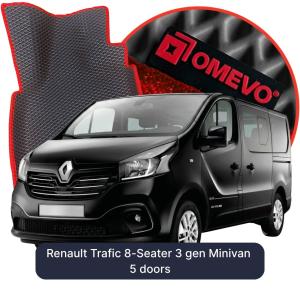 OMEVO 5D Pro Koberečky do Renault Trafic 8-místný 3 gen Van 5 dveře (2014-2026)