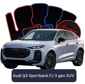 Velurové autokoberce OMEVO pro Audi Q3 Sportback FJ 3 gen SUV (2025-2026)