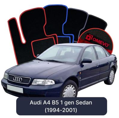 Velurové autokoberce OMEVO pro Audi A4 B5 1 gen Sedan (1994-2001)