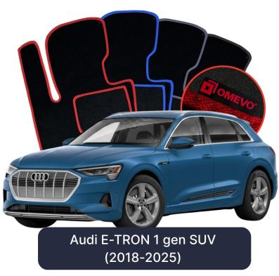 Velurové autokoberce OMEVO pro Audi E-TRON 1 gen SUV (2018-2025)