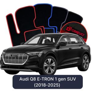 Velurové autokoberce OMEVO pro Audi Q8 E-TRON 1 gen SUV (2018-2025)