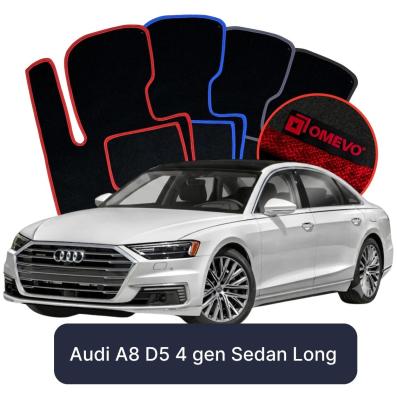 Velurové autokoberce OMEVO pro Audi A8 D5 4 gen Sedan Long (2018-2025)