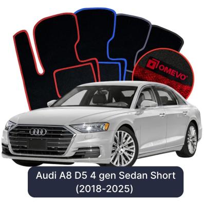 Velurové autokoberce OMEVO pro Audi A8 D5 4 gen Sedan Short (2018-2025)