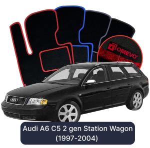 Velurové autokoberce OMEVO pro Audi A6 C5 2 gen Kombi (1997-2004)