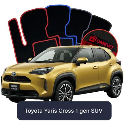 Velurové autokoberce OMEVO pro Toyota Yaris Cross 1 gen SUV (2020-2025)
