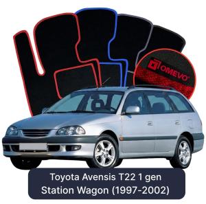 Velurové autokoberce OMEVO pro Toyota Avensis T22 1 gen Kombi (1997-2002)